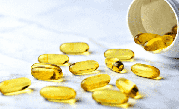 Fish oil capsules